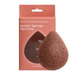 purable Konjac Sponge Red Clay – konjako kempinėlė veidui prausti