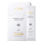 dAlba Waterfull Vegan Sleeping Pack – intensyviai drėkinanti naktinė kaukė