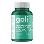 Goli Nutrition Pre+ Post+ Probiotics, 60 Gummies