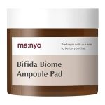 manyo Bifida Biome Ampoule Pad – diskeliai išmirkyti tonike