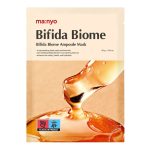 manyo Bifida Biome Ampoule Mask, 30 g. – atkuriamoji lakštinė kaukė su bifida fermentais